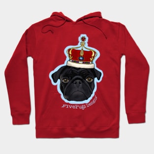 King FivePugs & Queen Pugtoria Hoodie